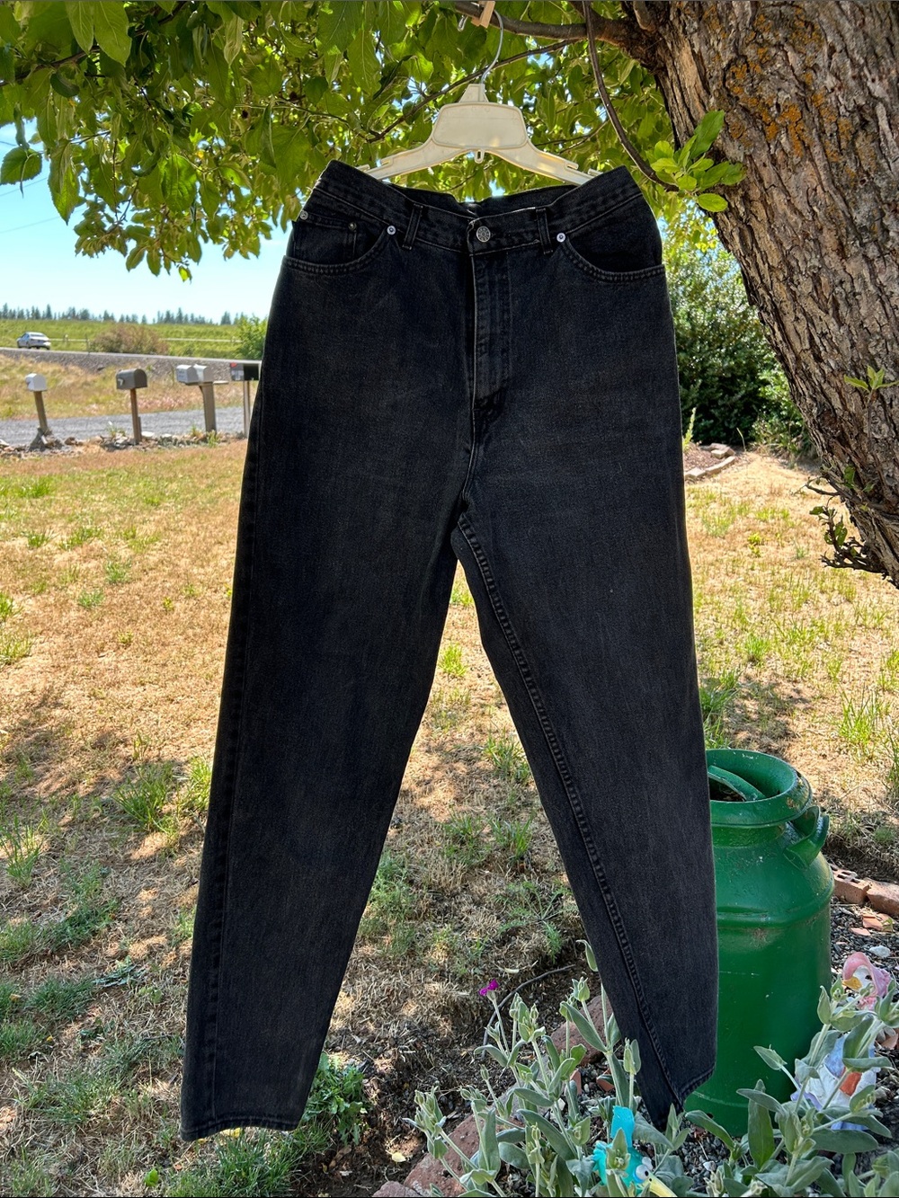 Size 14T chic Washed Black Denim Jeans